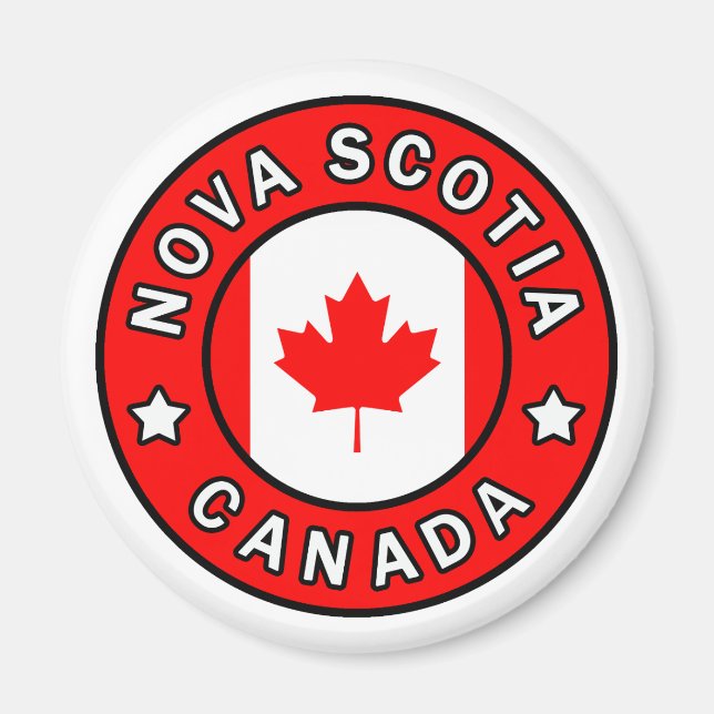 Nova Scotia Kanada Magnet (Vorne)
