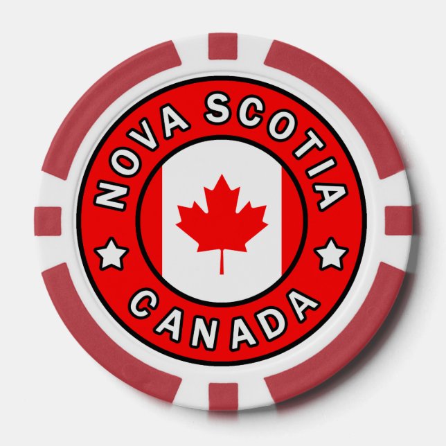 Nova Scotia Kanada Pokerchips (Vorderseite)