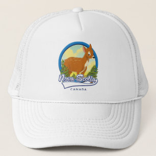 Nova Scotia Kanada Reise Logo Truckerkappe