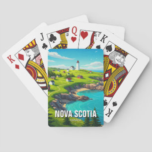Nova Scotia Kanada Reiseführer Spielkarten