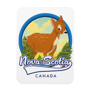 Nova Scotia Kanada Reiselogo Magnet