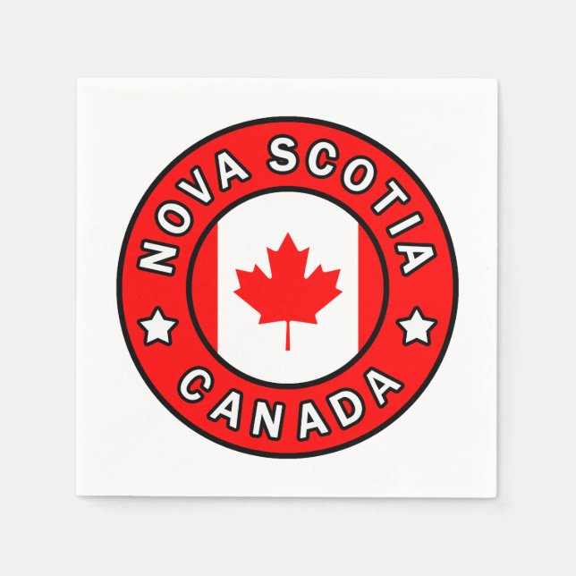 Nova Scotia Kanada Serviette (Vorderseite)