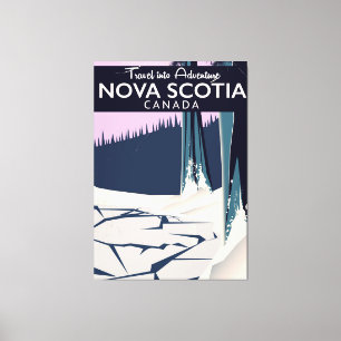 Nova Scotia, Kanada Urlaubsreiseplakat. Leinwanddruck