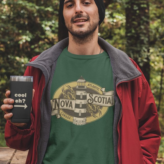 Nova Scotia Logo Lighthouse Kanadische Maritimes T-Shirt (Von Creator hochgeladen)