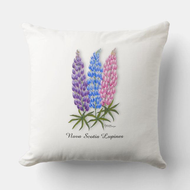 Nova Scotia Lupinen Kissen (Vorderseite)