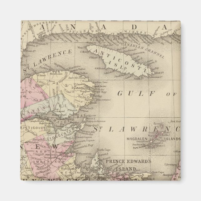 Nova Scotia, New Brunswick, Pr Edward's Id Magnet (Vorne)