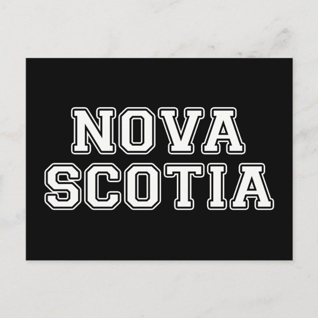 Nova Scotia Postkarte (Vorderseite)