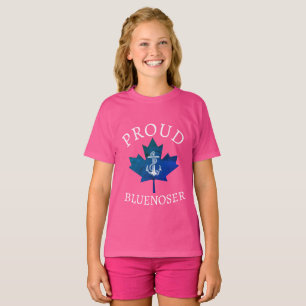 Nova Scotia Proud Bluenoser Ankermaplatte T-Shirt