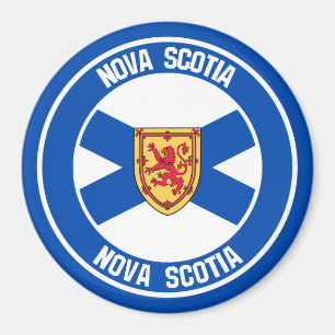 Nova Scotia Runde Emblem Magnet