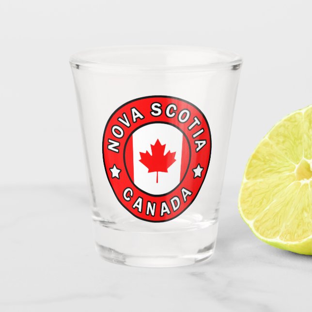 Nova Scotia Schnapsglas (Vorderseite)