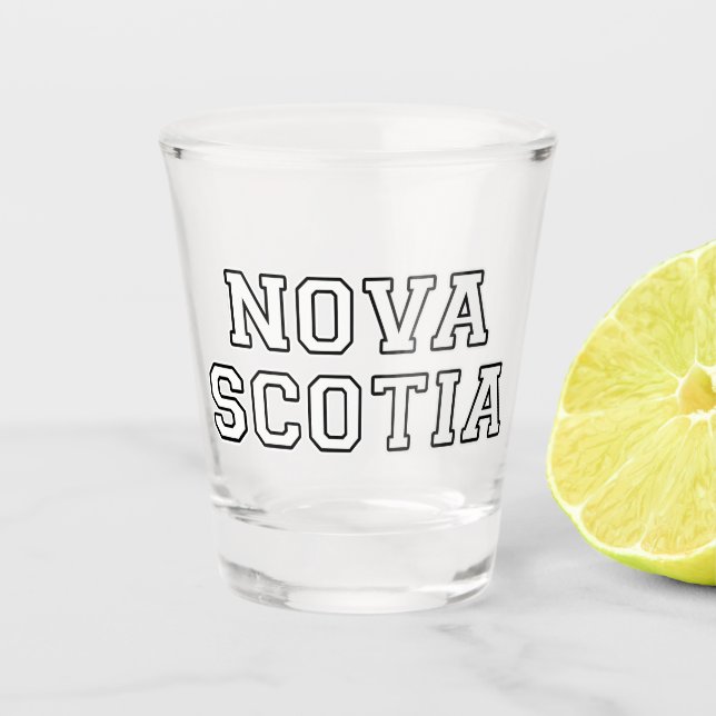 Nova Scotia Schnapsglas (Vorderseite)