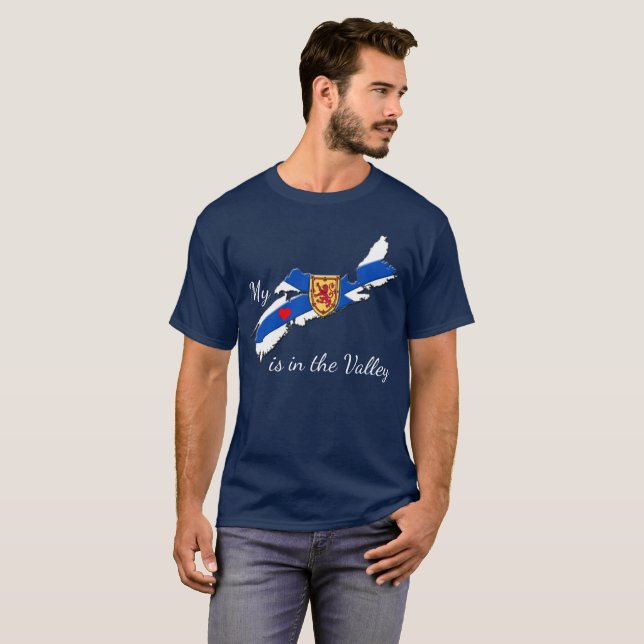 Nova Scotia T - Shirt My Heart ist im Tal (Vorne ganz)