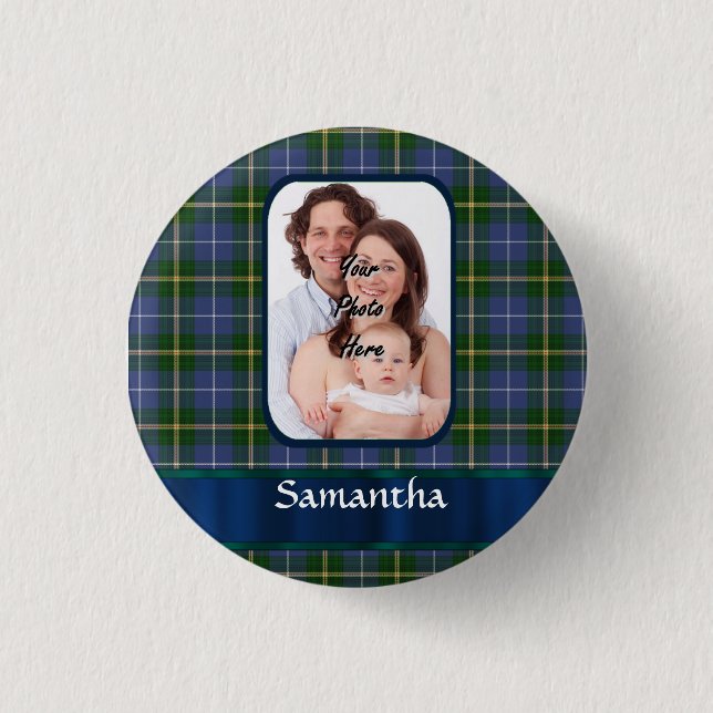 Nova Scotia tartan Button (Vorderseite)