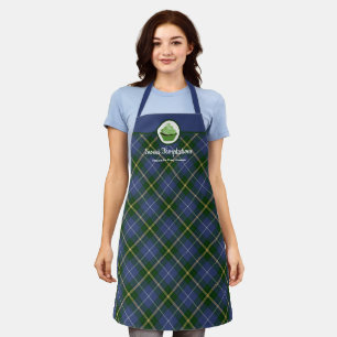 Nova Scotia Tartan Kariert Cupcake Bäckerei Medium Schürze