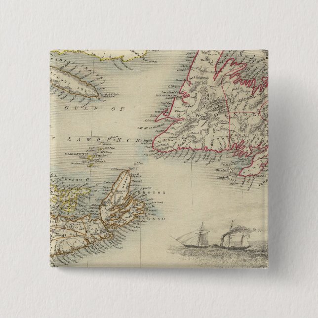 Nova Scotia und Neufundland Button (Vorderseite)