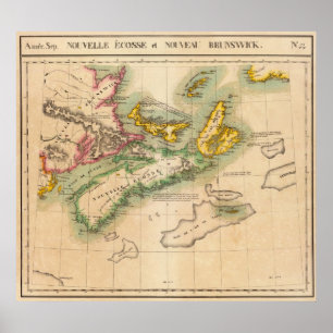 Nova Scotia und New Brunswick 44 Poster