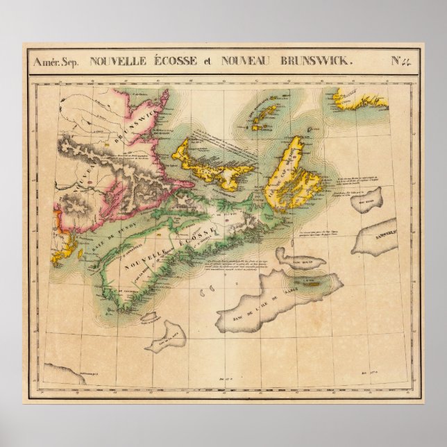 Nova Scotia und New Brunswick 44 Poster (Vorne)