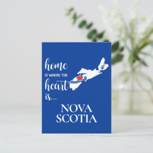 Nova Scotia Zuhause ist der Ort, wo das Herz... Postkarte
