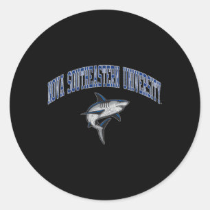Nova Southeastern Sharks Victory Runder Aufkleber