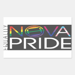 NOVA Stolz-Logo - Rechteck Rechteckiger Aufkleber