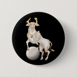 Nova Taurus Venus Zodiac Button