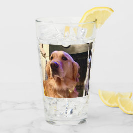 Nova The Golden Retriever - Glass Tumbler / Shaker