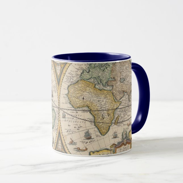 Nova Totius Terrarum Orbis Geographic Tasse (VorderseiteRechts)