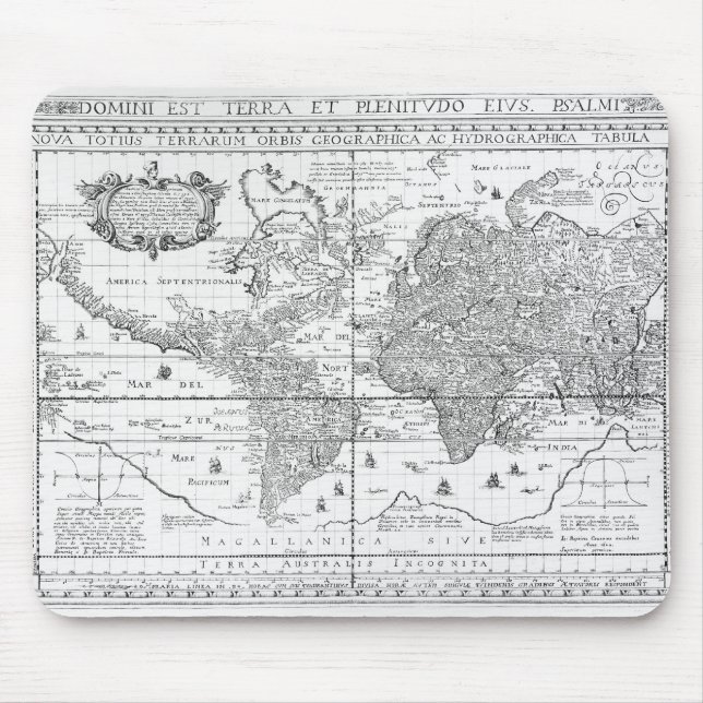 Nova Totius Terrarum Orbis Mousepad (Vorne)