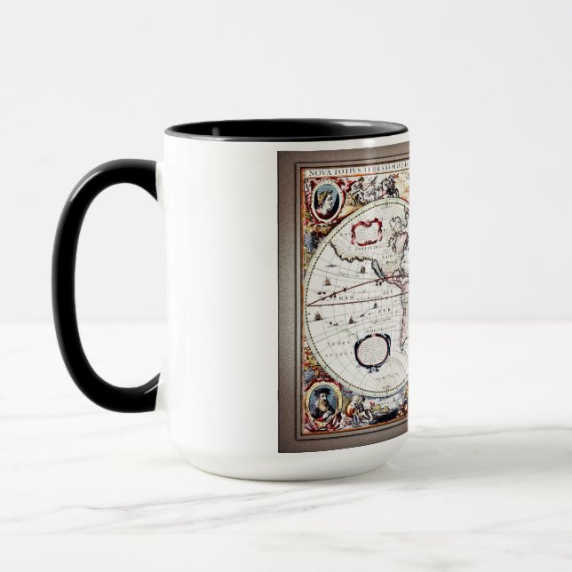 Nova Totius Terrarum Orbis von Henricus Hondius II Tasse (Links)