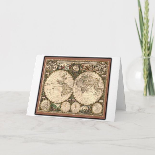 Nova totius terrarum tabula auctore karte (Vorderseite)