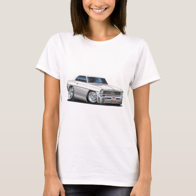 Nova-Weiß-Auto 1966-67 T-Shirt (Vorderseite)
