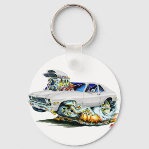 Nova-Weiß-Auto 1971-74 Schlüsselanhänger