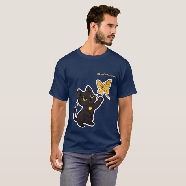 #NovaCatAdventures  and Lunar Moth Frolics T-Shirt (Vorne ganz)