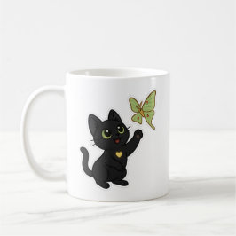 NovaCatAdventures  and Lunar Moth Frolics v2 mug Kaffeetasse