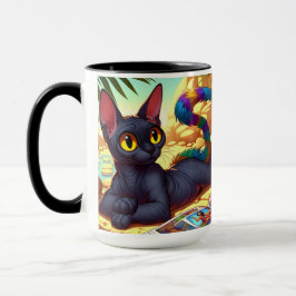 #NovaCatAdventures Ejyptian Classic Mug, 11 oz Tasse