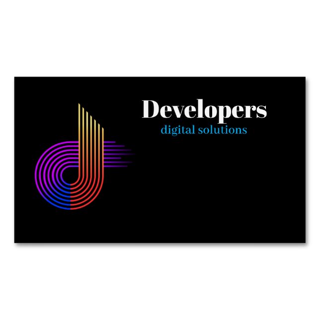 NovaCode Digital Solutions Magnetische Visitenkarte (Vorderseite)