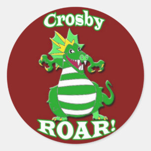 NovakDragonFinal Runder Aufkleber