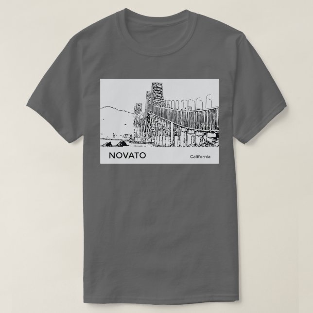 Novato California TShirt (Design vorne)