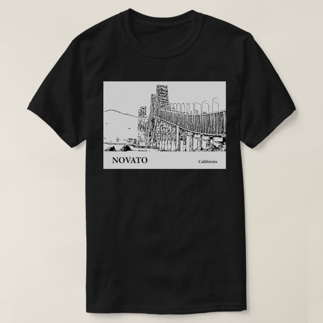 Novato California TShirt 2 (Design vorne)