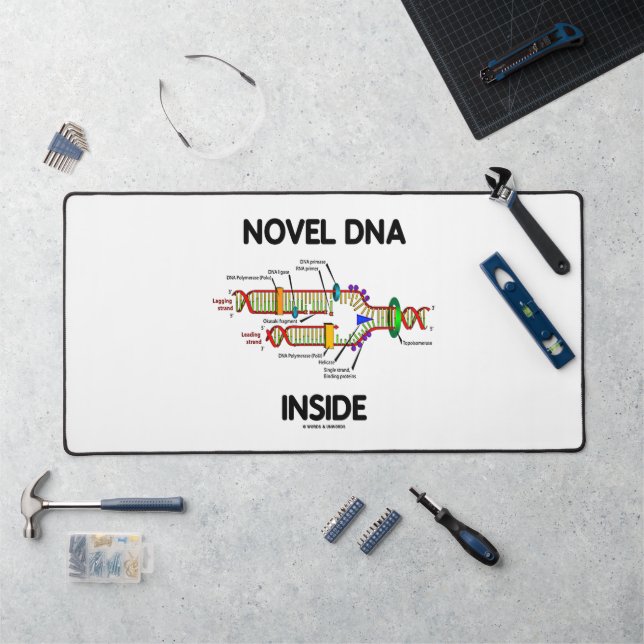 Novel-DNA-Spaß in der Genetik Schreibtischunterlage (Arbeitsplatz)