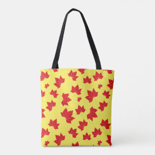 Novel Herbstlaubs Grafische Tote Tasche