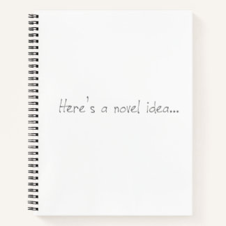 Novel Idea Spiral Bound Notebook Notizbuch