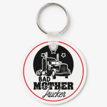 Novelty Bad Mother Trucker Keyring