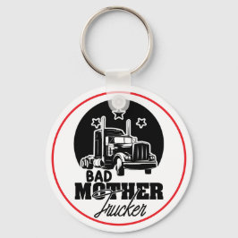 Novelty Bad Mother Trucker Keyring Schlüsselanhänger