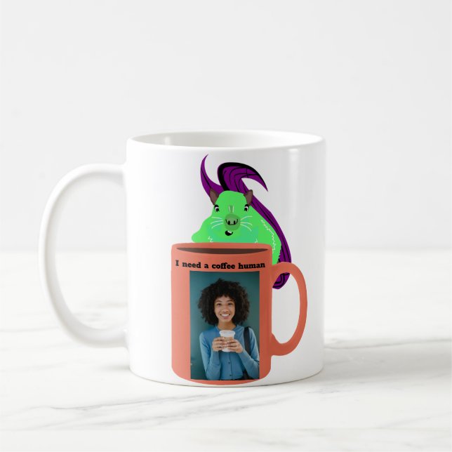 Novelty Coffee Tasse mit Eichhörnchen (Links)