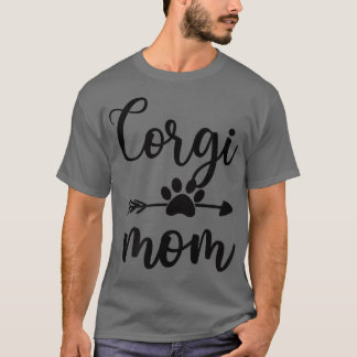 Novelty Corgi Mama PocketDog Mama Corgi Mama T-Shi T-Shirt