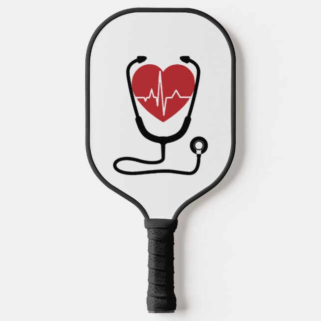 Novelty Doctor Nursing Practitioner Geschenk Cool Pickleball Schläger (Vorderseite)