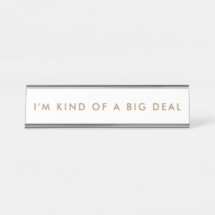 Novelty Funny Desk Name Plate Schreibtischnamensplakette