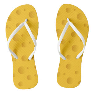 Novelty-Gelb-Sandkäse-Flip-Flops Flip Flops