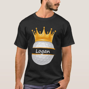 Novelty Golf Personalisiert Name Logan Sports Vate T-Shirt